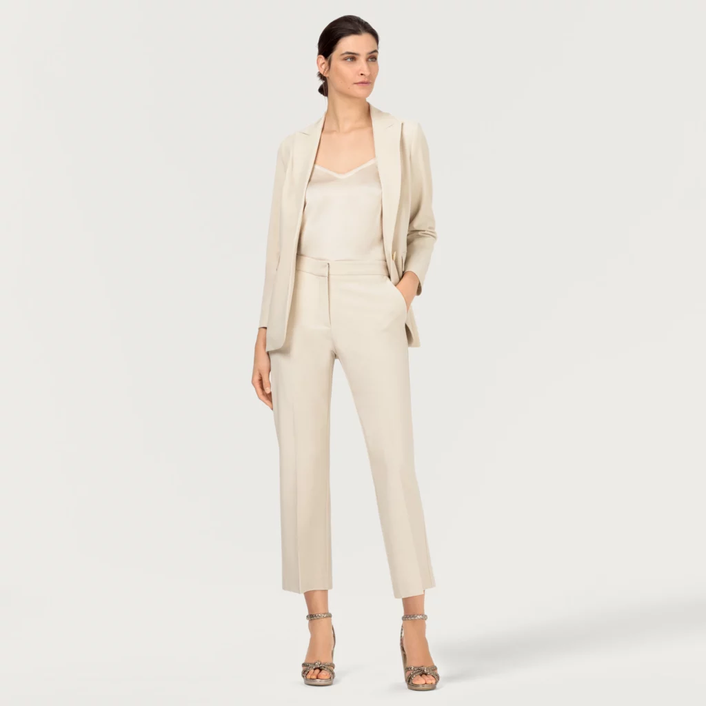 Hosenanzug Damen Business beige